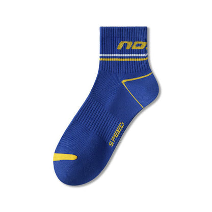 Chaussettes de sport rembourrées en maille (5 paires) - Bleu foncé - EU38-44(US5-10) - image 4