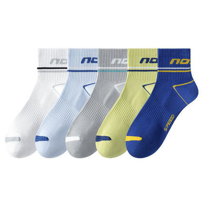 Chaussettes de sport rembourrées en maille (5 paires) - Multicolore - EU38-44(US5-10) - image 6