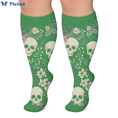 Chaussettes de compression Skull Vine grandes tailles - image 5