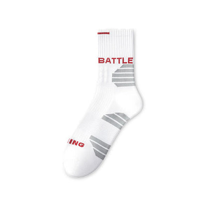 Chaussettes rembourrées Battle Quarter (5 paires) - Gris - EU38-44(US5-10) - image 3