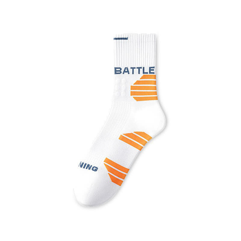 Chaussettes rembourrées Battle Quarter (5 paires) - Orange - EU38-44(US5-10) - image 6