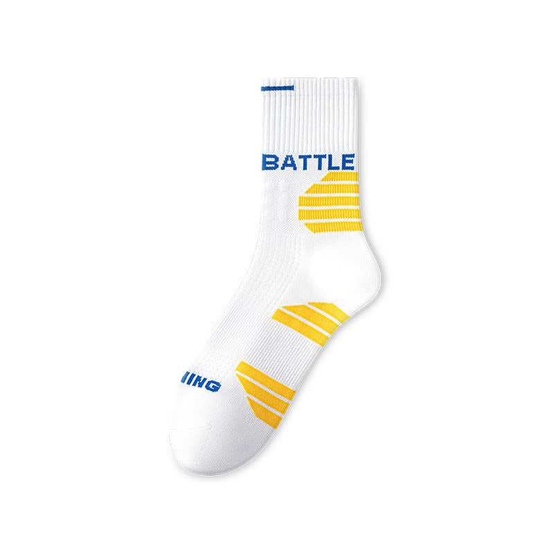 Chaussettes rembourrées Battle Quarter (5 paires) - Jaune - EU38-44(US5-10) - image 7