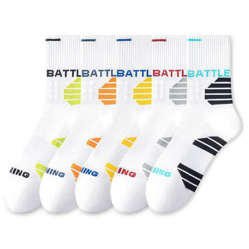 Chaussettes rembourrées Battle Quarter (5 paires) - Multicolore - EU38-44(US5-10) - image 8