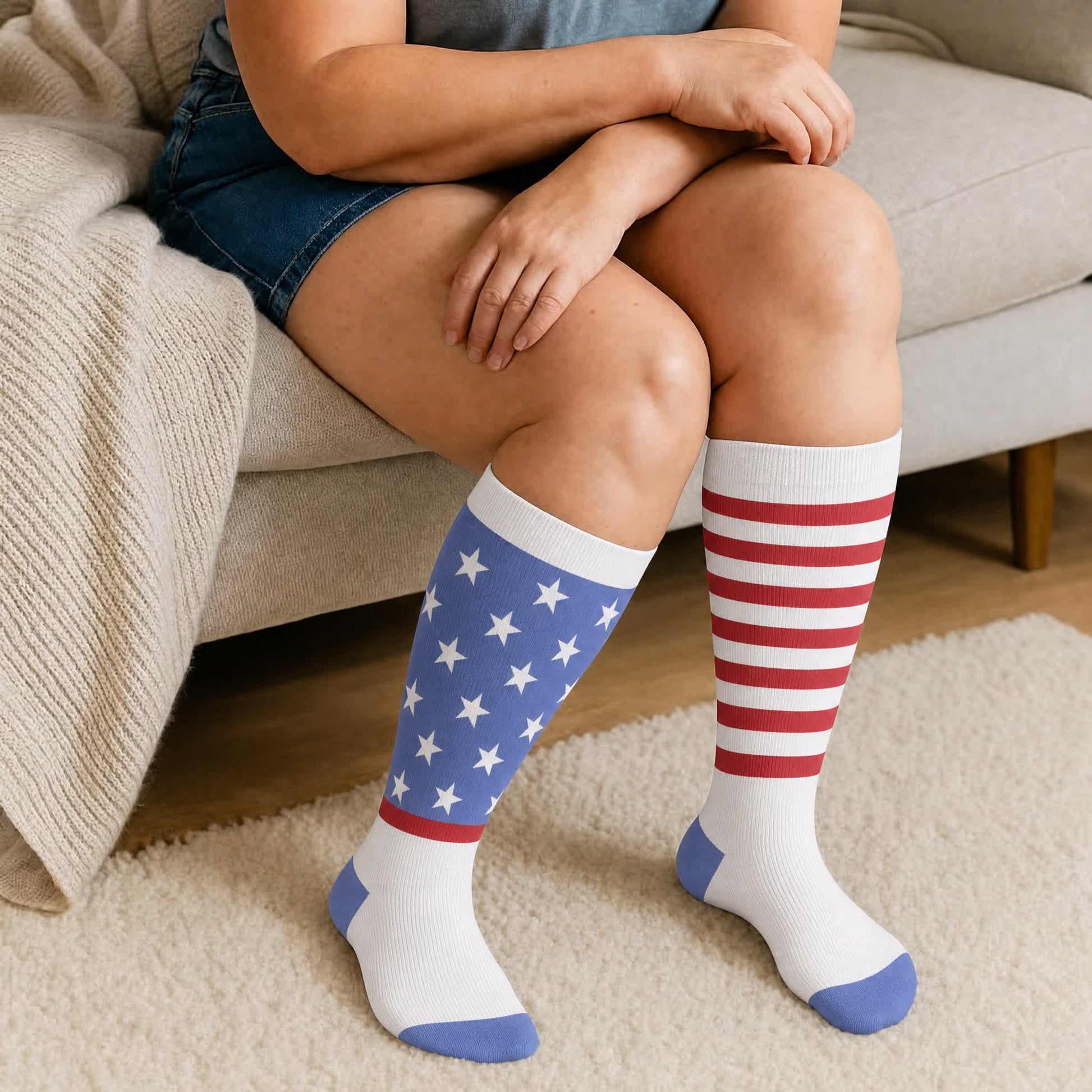 Chaussettes de compression Starry Mix grandes tailles - image 3