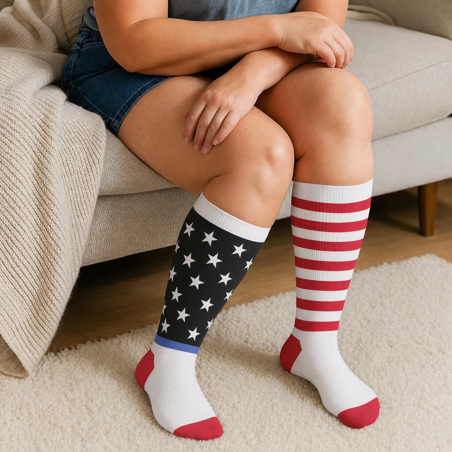 Chaussettes de compression Starry Mix grandes tailles - image 2