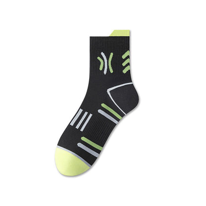Chaussettes de sport en coton (5 paires) - Noir - EU38-44(US5-10) - image 4