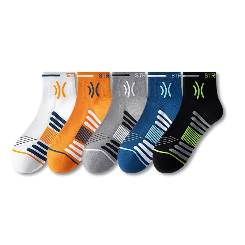 Chaussettes rembourrées à séchage rapide (5 paires) - Multicolore - EU38-44(US5-10) - image 8