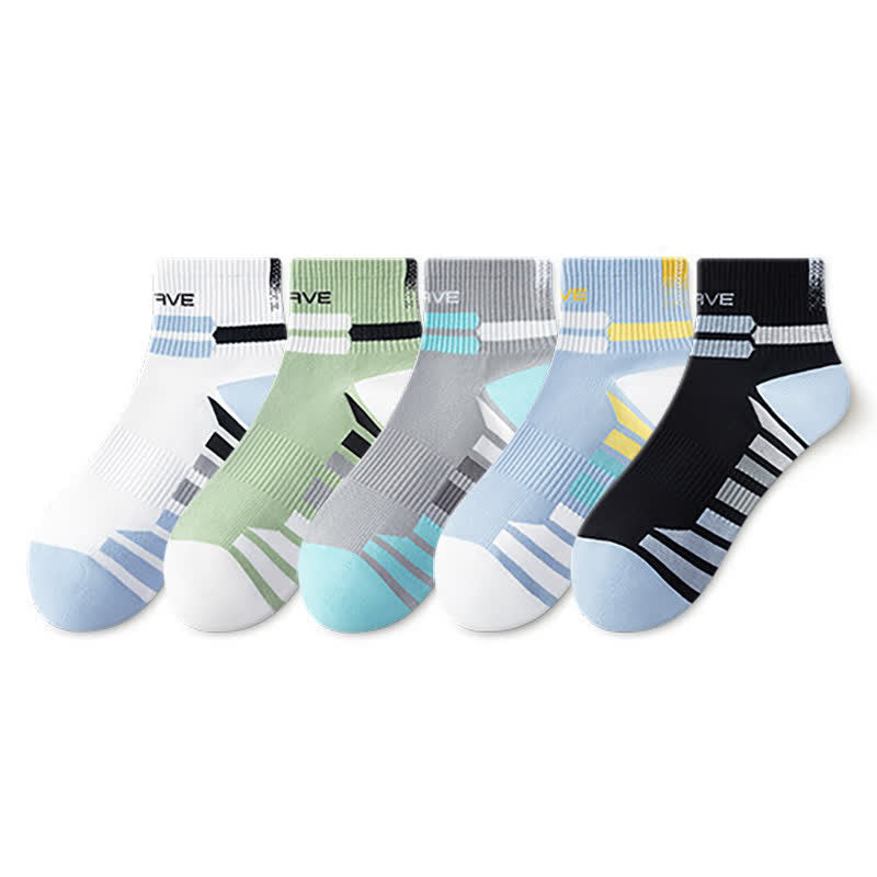 Chaussettes de sport côtelées Brave (5 paires) - Multicolore - EU38-44(US5-10) - image 7