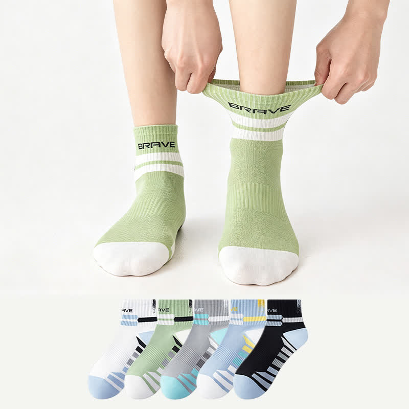 Chaussettes de sport côtelées Brave (5 paires) - image 0