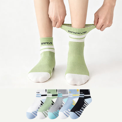 Chaussettes de sport côtelées Brave (5 paires) - image 0