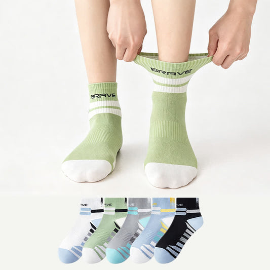 Chaussettes de sport côtelées Brave (5 paires) - image 0