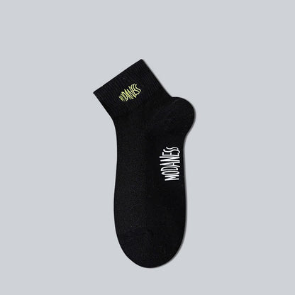 Chaussettes en coton respirant (8 paires) - Noir - EU38-45 (US5-11) - image 3