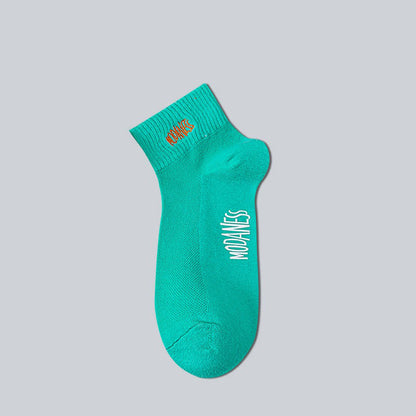 Chaussettes en coton respirant (8 paires) - Menthe - EU38-45 (US5-11) - image 9