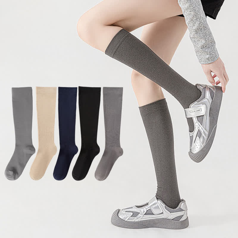 Chaussettes de compression en bambou massif grande taille - image 0