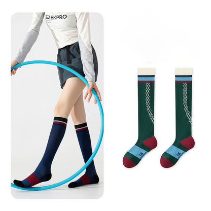 Chaussettes de compression côtelées (3 paires) - Vert - EU36-40(US3-7) - image 7