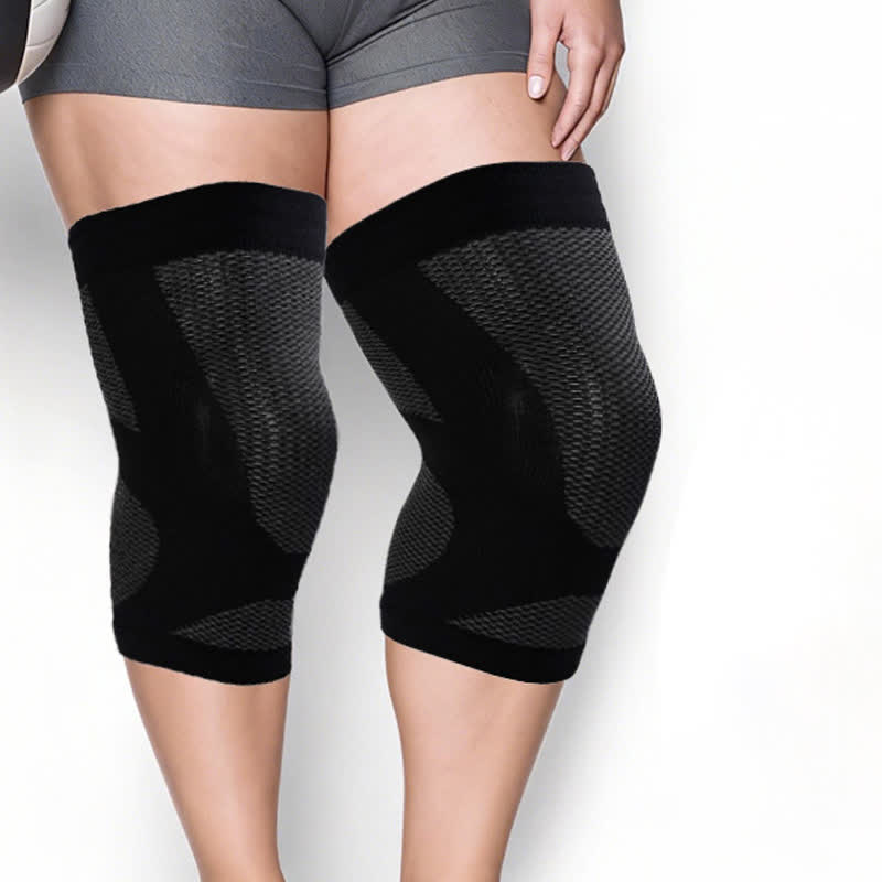 Genouillère de compression antidérapante - Noir - 5XL/6XL - image 3