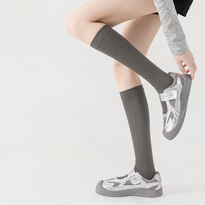 Chaussettes de compression en bambou massif grande taille - image 1