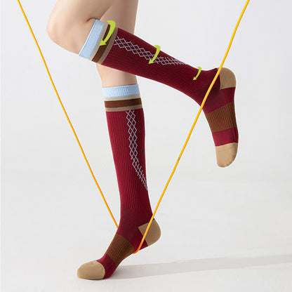 Chaussettes de compression côtelées (3 paires) - image 1