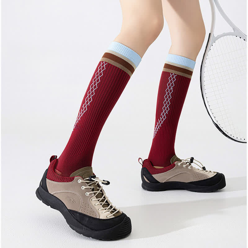Chaussettes de compression côtelées (3 paires) - image 2