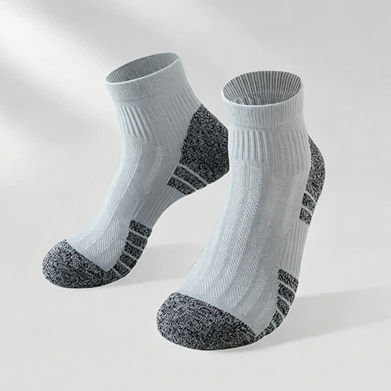 Chaussettes de compression rembourrées (3 paires) - Gris clair - EU38-44(US5-10) - image 3
