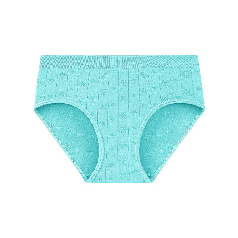 Culotte taille haute côtelée sans coutures (lot de 3) - Lac Bleu - XL - image 8