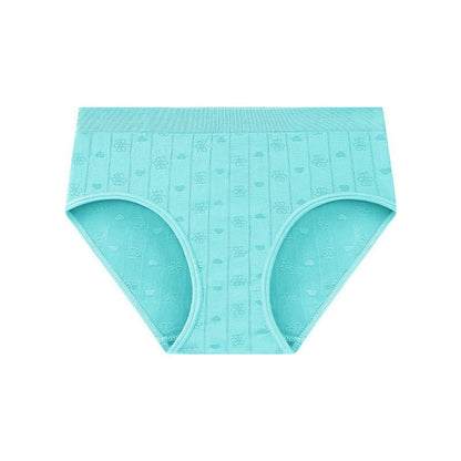 Culotte taille haute côtelée sans coutures (lot de 3) - Lac Bleu - XL - image 8