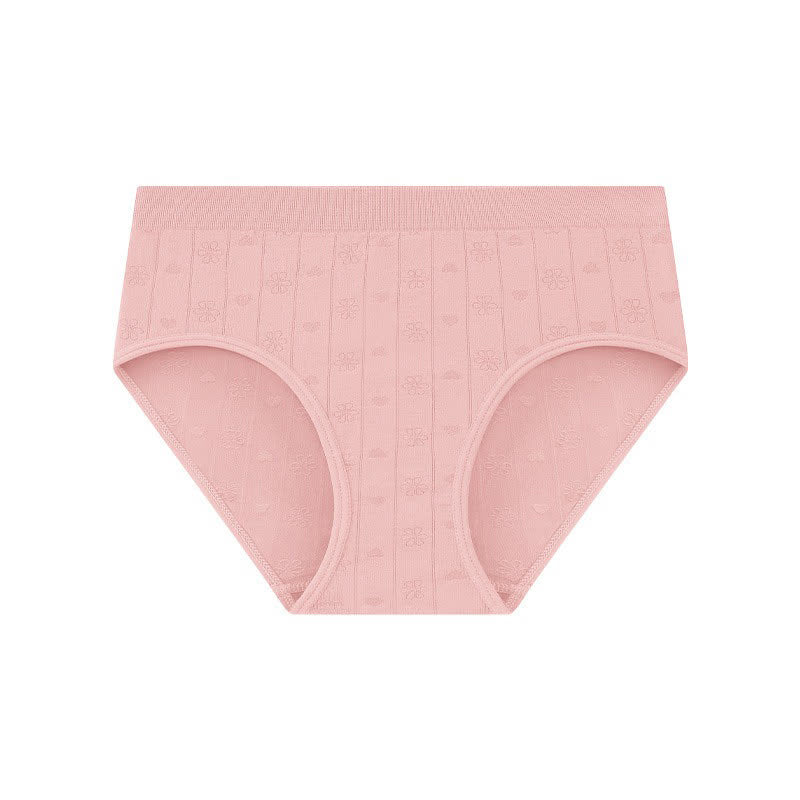 Culotte taille haute côtelée sans coutures (lot de 3) - Rose - XL - image 6