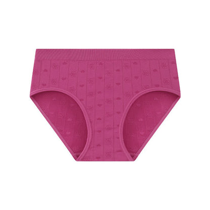 Culotte taille haute côtelée sans coutures (lot de 3) - Fuchsia - XL - image 9