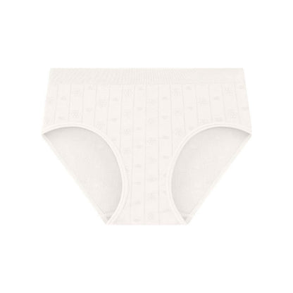 Culotte taille haute côtelée sans coutures (lot de 3) - Beige - XL - image 7