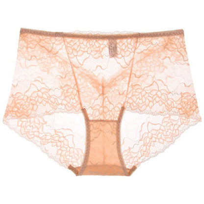 Culotte taille basse en dentelle florale (lot de 3) - Abricot - 2XL - image 9
