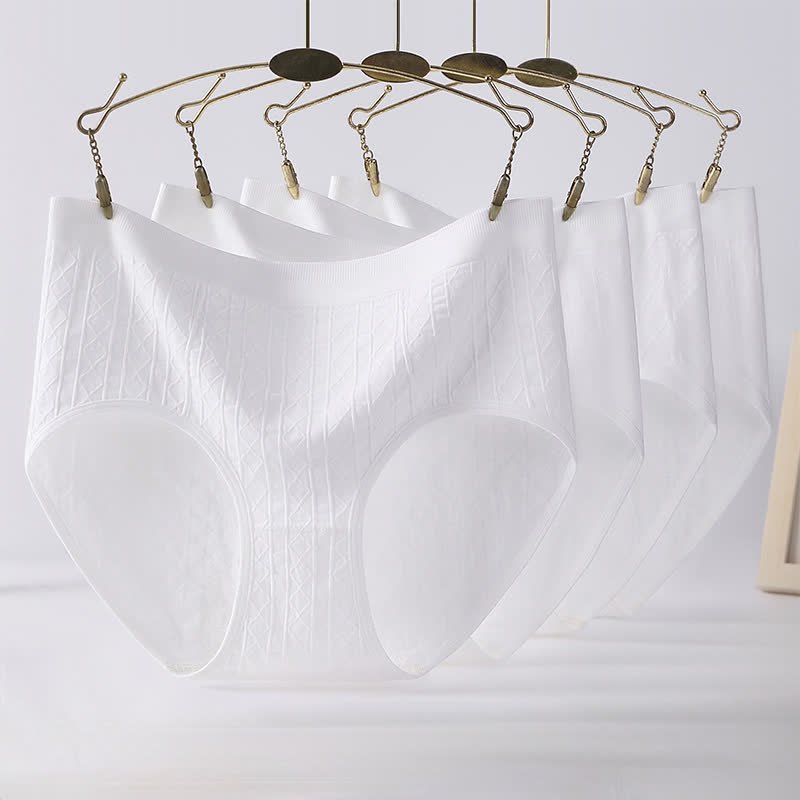 Culotte taille haute texturée et respirante (paquet de 4) - image 0