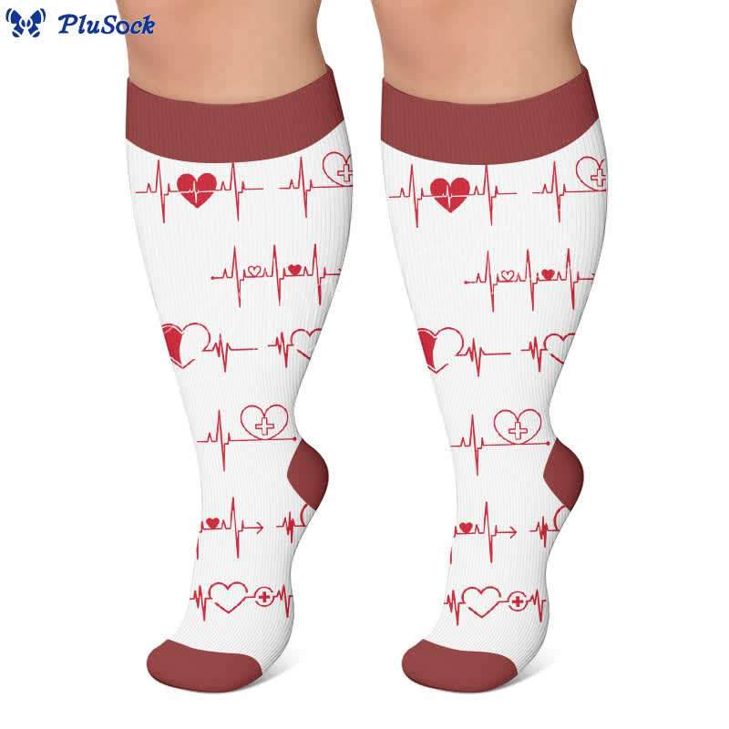 Chaussettes de compression médicales grandes tailles - image 3