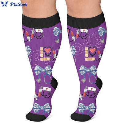 Chaussettes de compression médicales grandes tailles - image 4