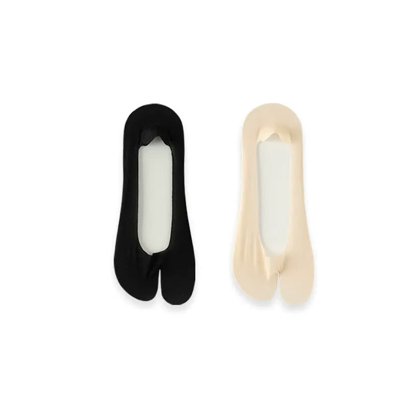 Chaussettes invisibles Ice Silk Tabi (4 paires) - Multicolore*2 - EU39-45(US6-11) - image 5
