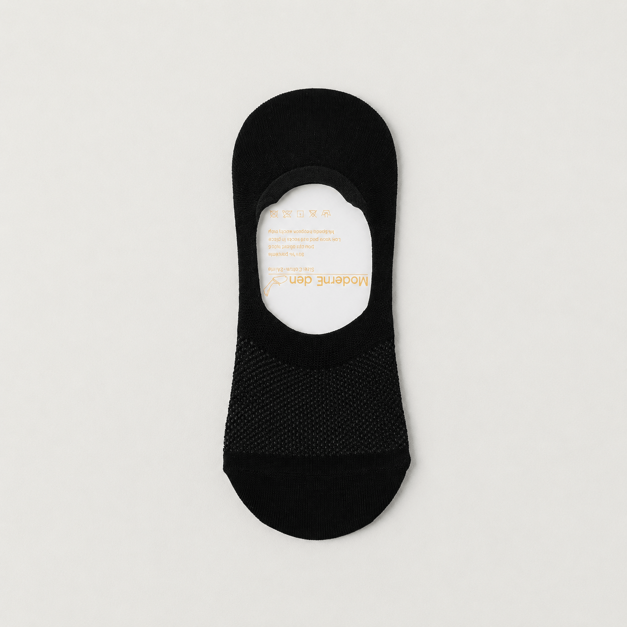 Chaussettes invisibles en soie (4 paires) - Noir - EU38-45 (US5-11) - image 3