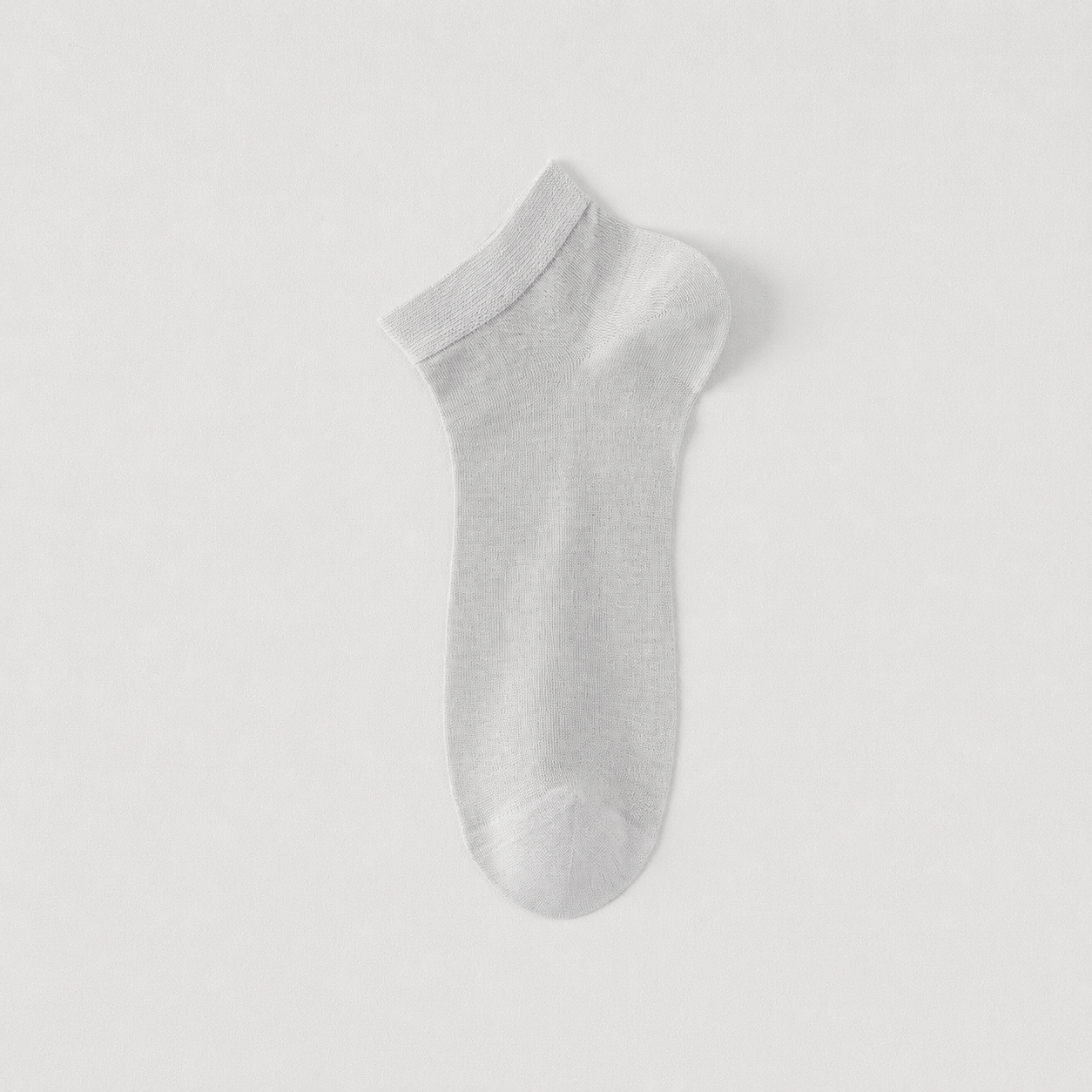 Chaussettes de cheville respirantes en soie (4 paires) - Gris clair - EU38-45 (US5-11) - image 8