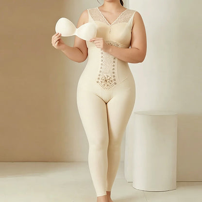 body gainant ventre plat - Beige - 3XL - image 3