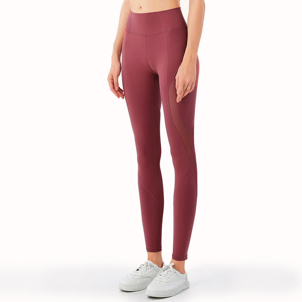 Leggings de yoga sculptants en maille - image 4