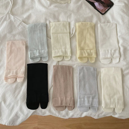 Chaussettes Tabi mi-mollet soyeuses et respirantes (6 paires) - image 8