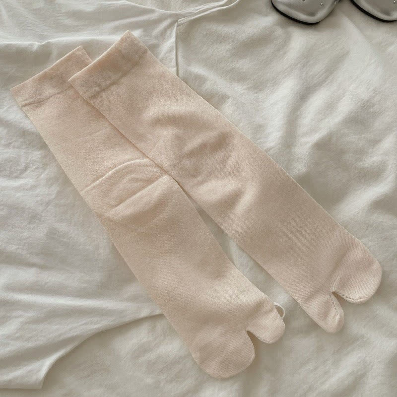 Chaussettes Tabi mi-mollet soyeuses et respirantes (6 paires) - Rose - EU36-40(US3-7) - image 4