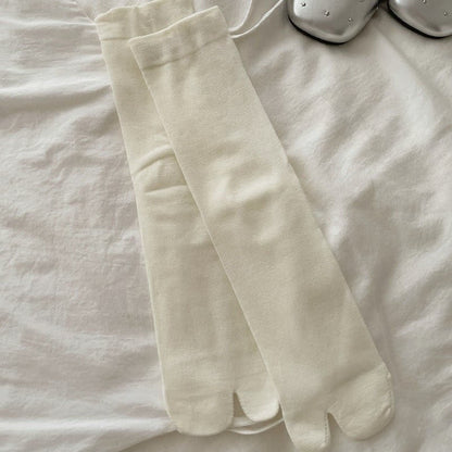 Chaussettes Tabi mi-mollet soyeuses et respirantes (6 paires) - Beige - EU36-40(US3-7) - image 3