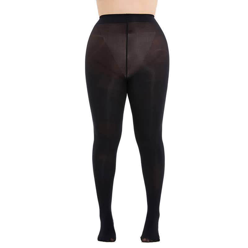 Collants gainants taille haute (3 paires) - Noir - 3XL- 4XL - image 6