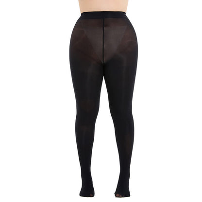 Collants gainants taille haute (3 paires) - Noir - 3XL- 4XL - image 6