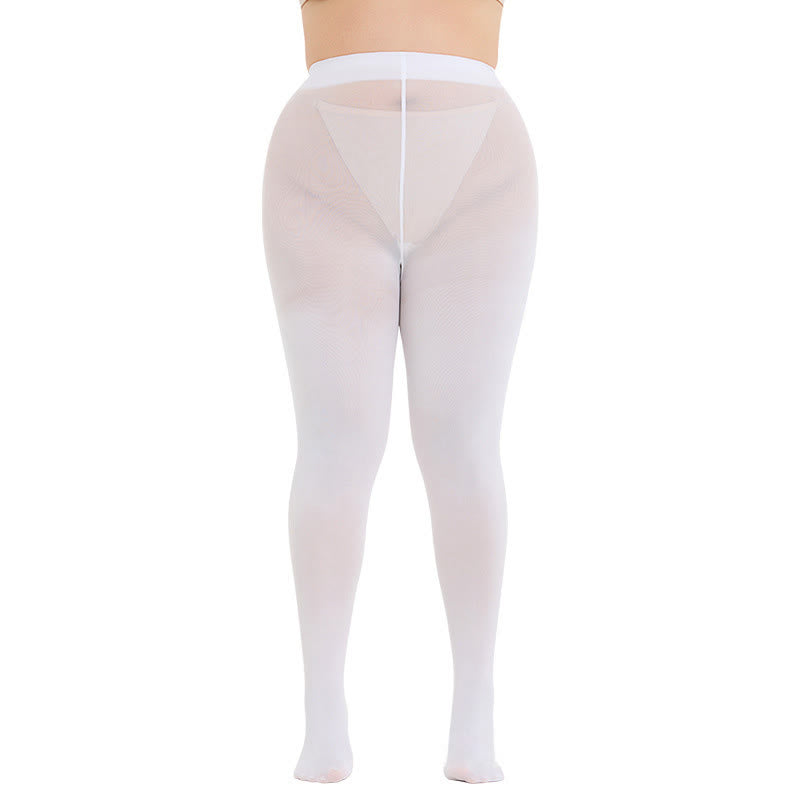 Collants gainants taille haute (3 paires) - Blanc - 3XL- 4XL - image 4