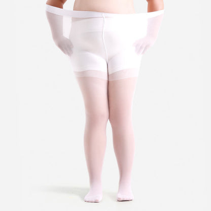 Collants gainants taille haute (3 paires) - Blanc - 4XL - image 5