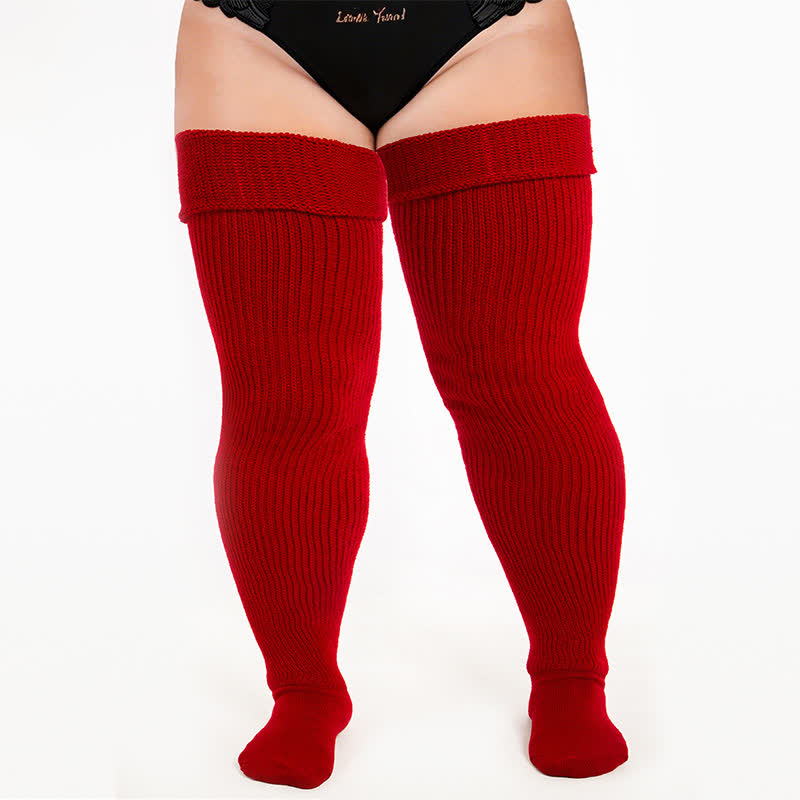 Chaussettes hautes rétro sport - Vin - One Size - image 7