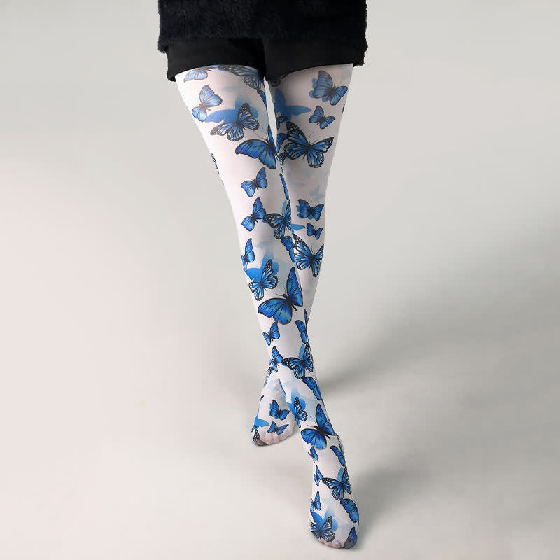 Collants à imprimé papillon pour tous les jours - UN - One Size - image 0