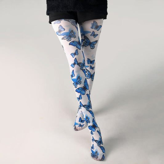 Collants à imprimé papillon pour tous les jours - UN - One Size - image 0