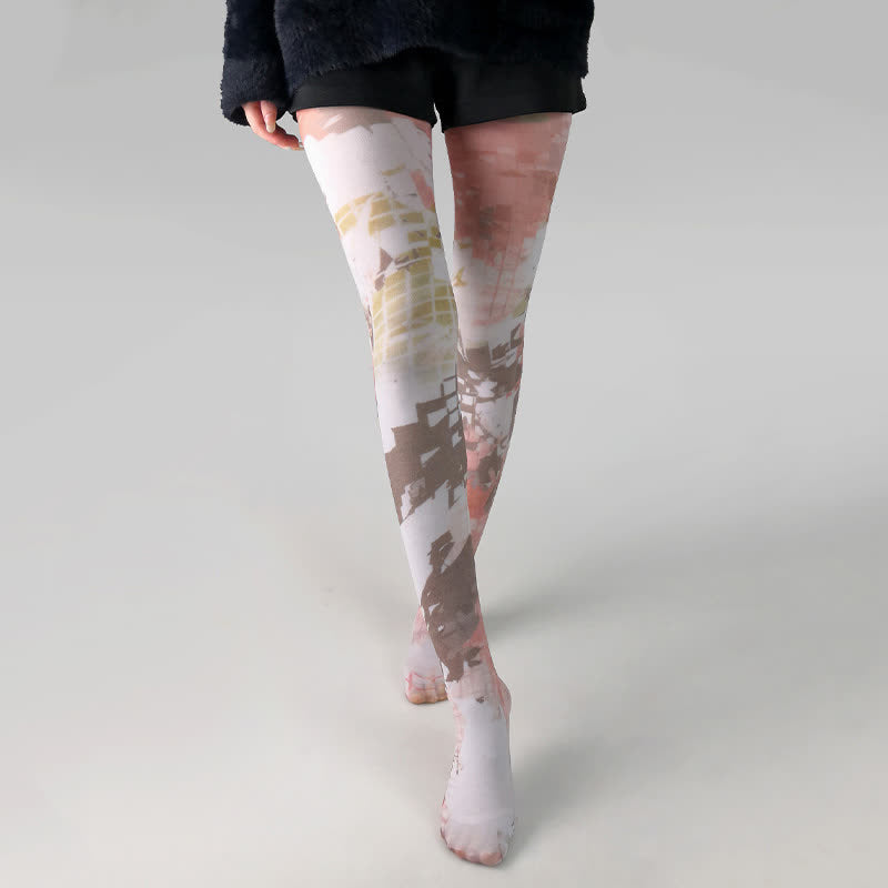 Collants à imprimé papillon pour tous les jours - C - One Size - image 2