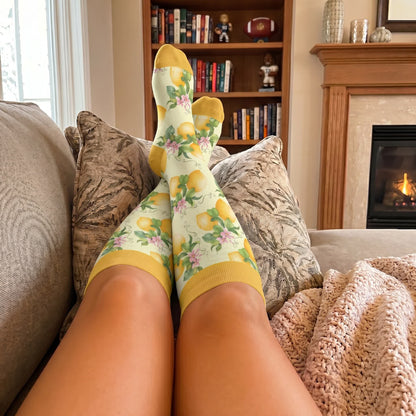 Chaussettes de compression à imprimé fruits grande taille - image 2